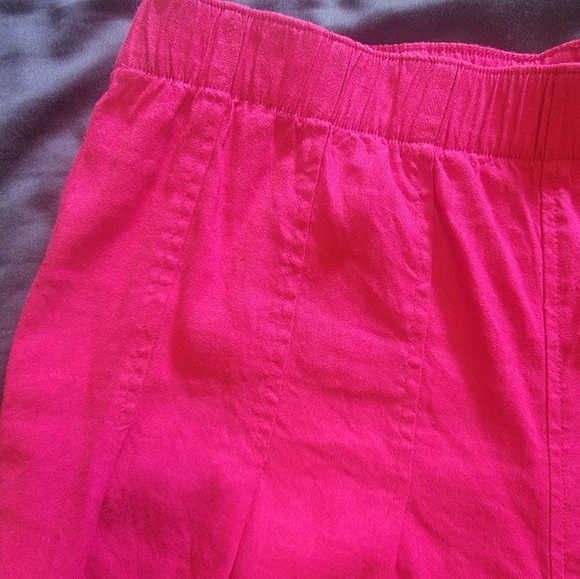 I▪︎N▪︎C Inernational Concepts Vibrant Fuchsia Wide-Leg Linen Pants - Picture 3 of 5
